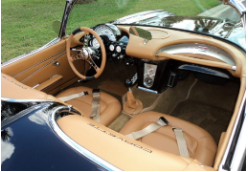 Restored leather seats for classic car by Upholstery Excellence